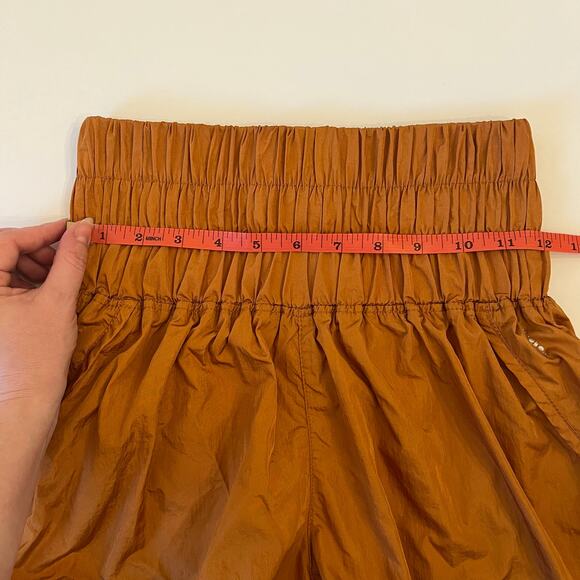 FP Movement The Way Home Shorts Small Burnt Orange Activewear Sporty Athleisure - Picture 8 of 10